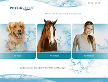 Tablet Screenshot of physio-tech.com