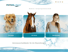 Tablet Screenshot of physio-tech.de